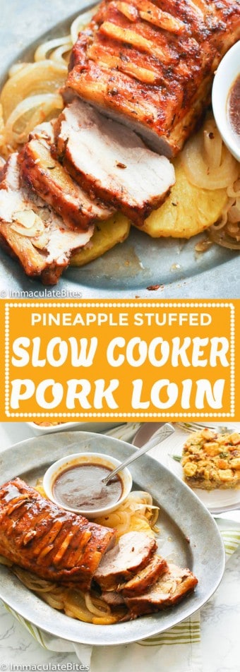 Slow Cooker Pork Loin - Immaculate Bites