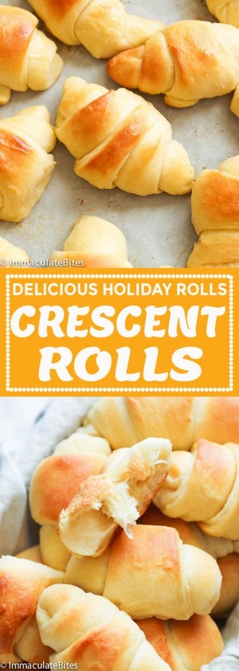 Homemade Crescent Rolls - Immaculate Bites