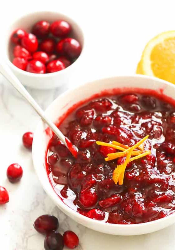 Easy cranberry sauce recipe with orange juice for the perfect holiday side dish