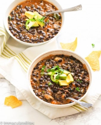 Black Bean Soup - Immaculate Bites