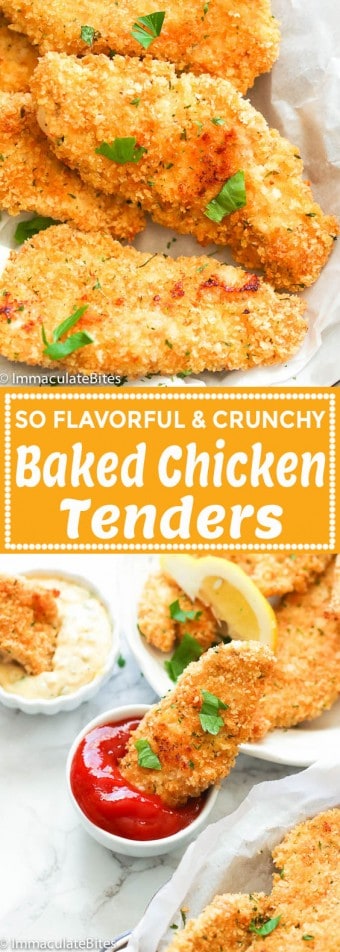 Baked Chicken Tenders - Immaculate Bites