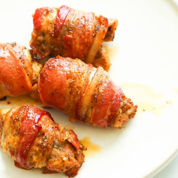 Bacon Wrapped Chicken Thighs - Immaculate Bites