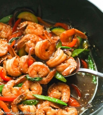 Shrimp Stir Fry - Immaculate Bites