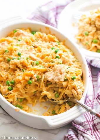 Tuna Noodle Casserole - Immaculate Bites