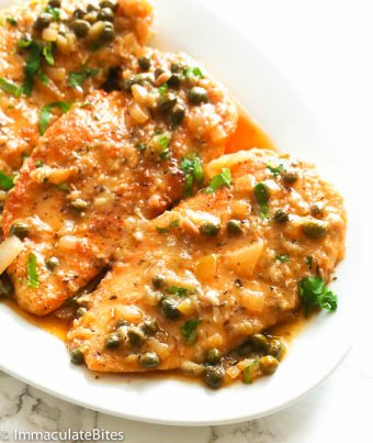 Easy Chicken Piccata Recipe (Plus VIDEO) - Immaculate Bites