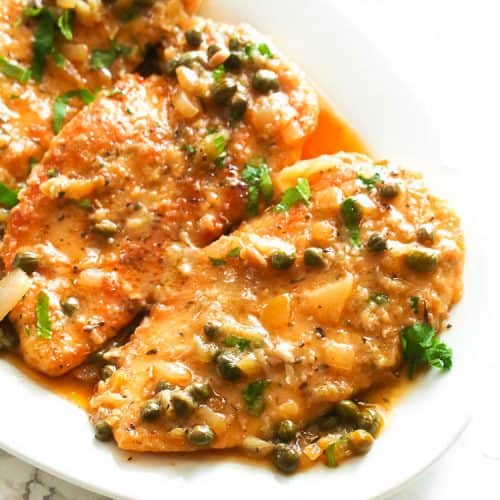 Easy Chicken Piccata Recipe (Plus VIDEO) - Immaculate Bites