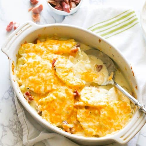 Scalloped Potatoes and Ham - Immaculate Bites