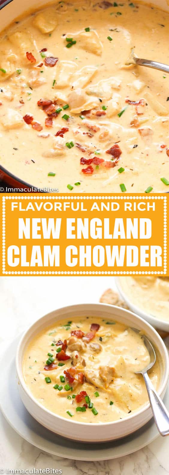 New England Clam Chowder - Emily Bites