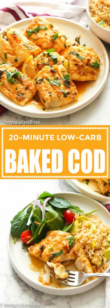 Baked Cod Recipe - Immaculate Bites