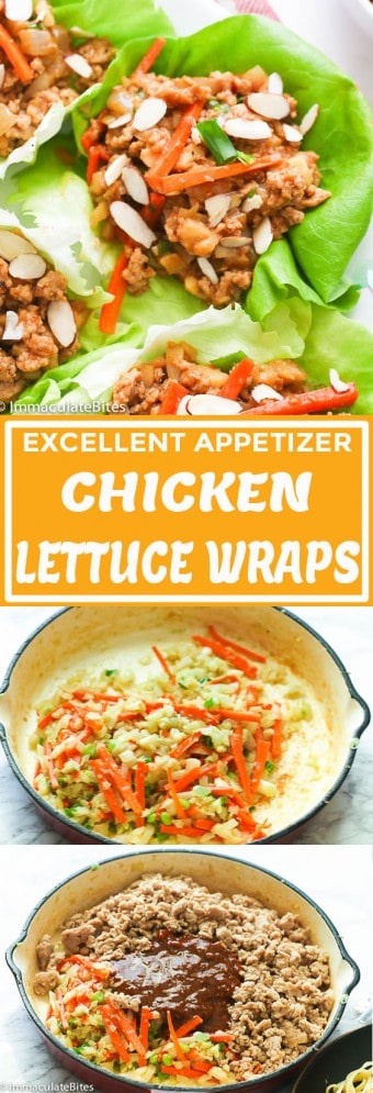 Chicken Lettuce Wraps - Immaculate Bites