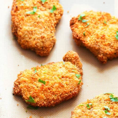 Breaded Pork Chops - Immaculate Bites