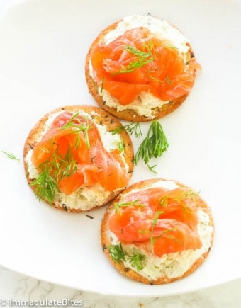 Cured Salmon Gravlax - Immaculate Bites