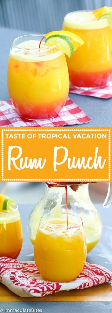 Rum Punch - Immaculate Bites