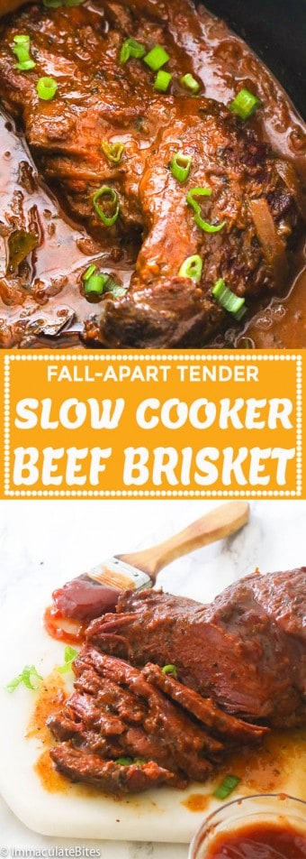 Slow Cooker Beef Brisket - Immaculate Bites
