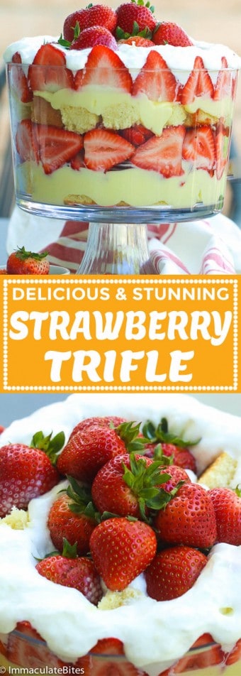 Strawberry Trifle - Immaculate Bites