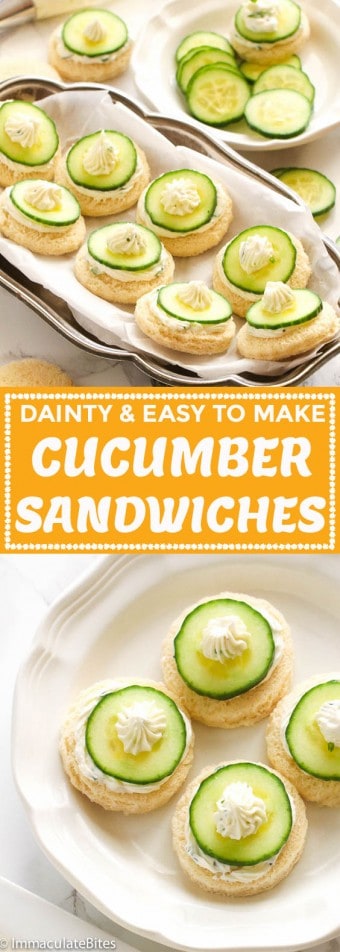 Cucumber Sandwiches - Immaculate Bites