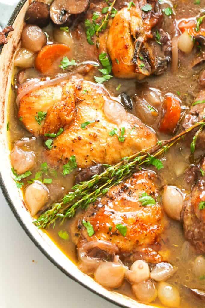 Coq au Vin - Immaculate Bites