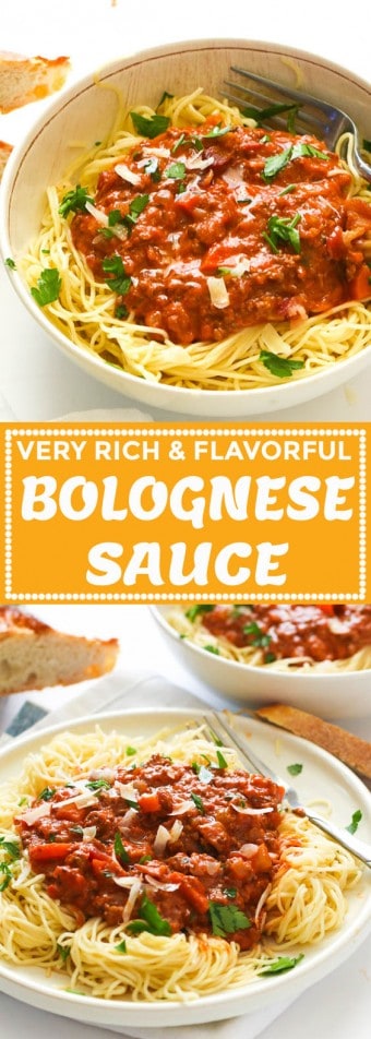 Bolognese Sauce - Immaculate Bites