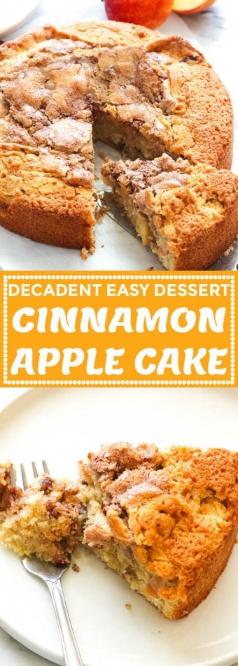 Cinnamon Apple Cake - Immaculate Bites