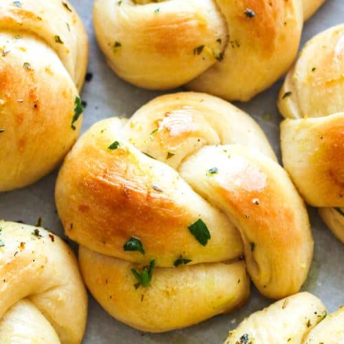 Garlic Knots Bread Immaculate Bites