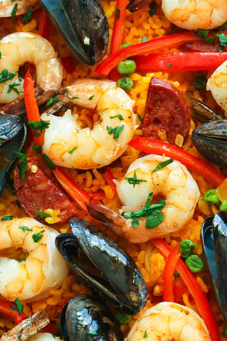 Seafood Paella - Simply Delicious