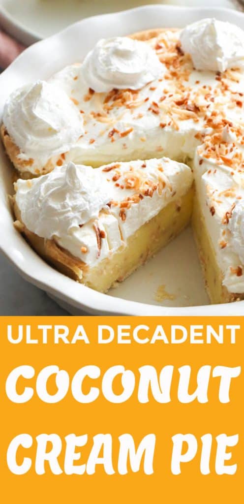 Coconut Cream Pie - Immaculate Bites