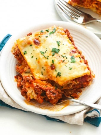 Easy Lasagna Recipe - Immaculate Bites