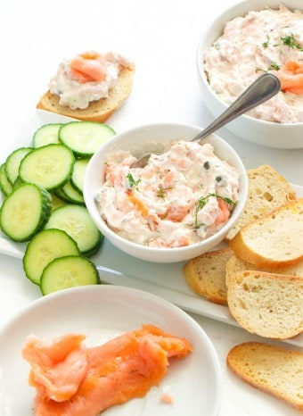 Smoked Salmon Dip - Immaculate Bites