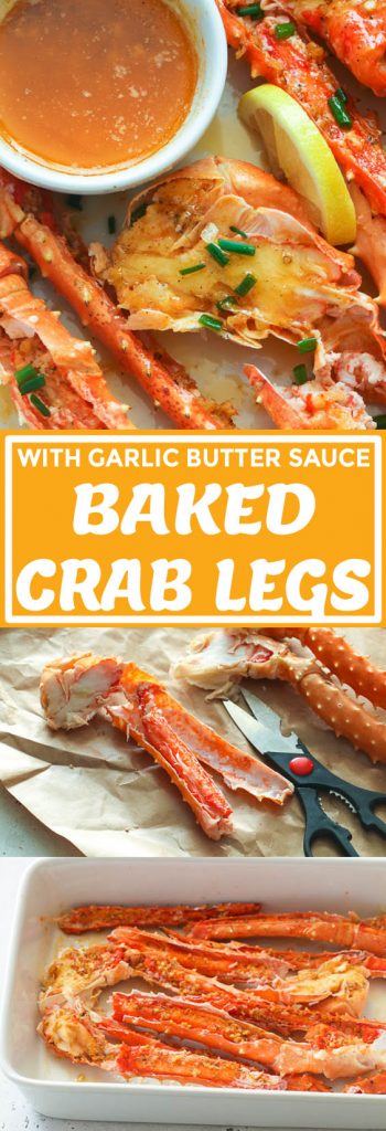 Baked Crab Legs in Butter Sauce - Immaculate Bites