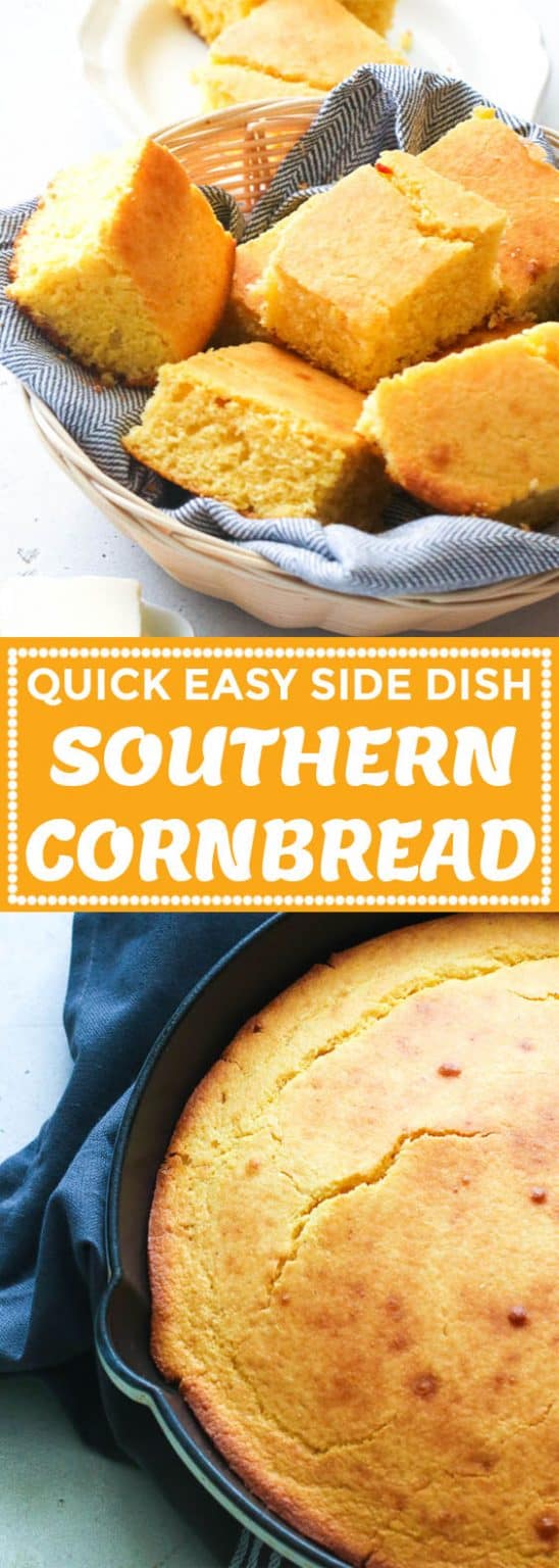 Southern Style Corn Bread - Immaculate Bites