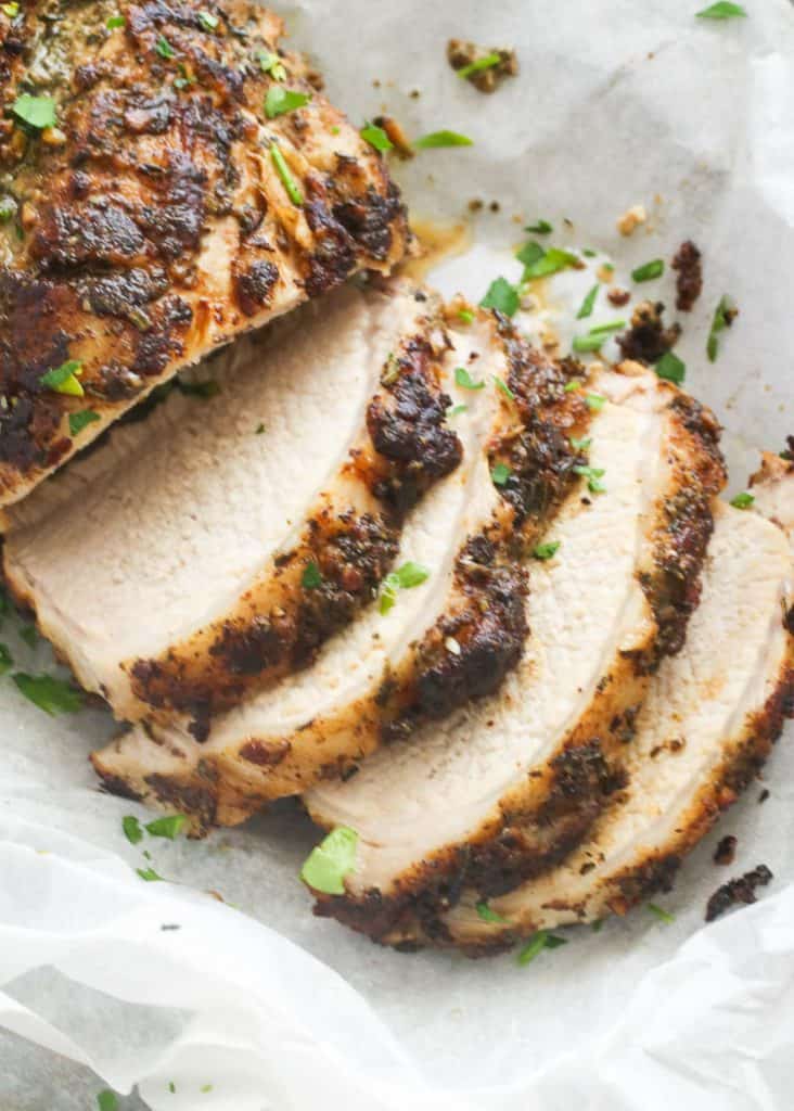 Herb Crusted Pork Loin Roast - Immaculate Bites