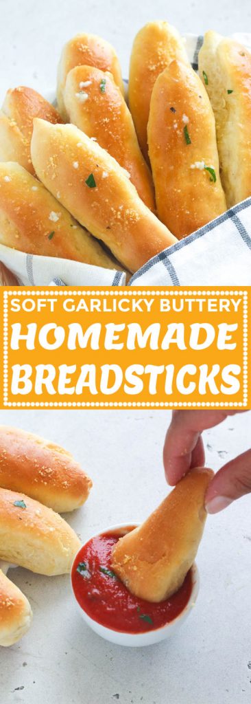 Homemade Breadsticks - Immaculate Bites