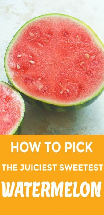 How To Pick a Watermelon - Immaculate Bites