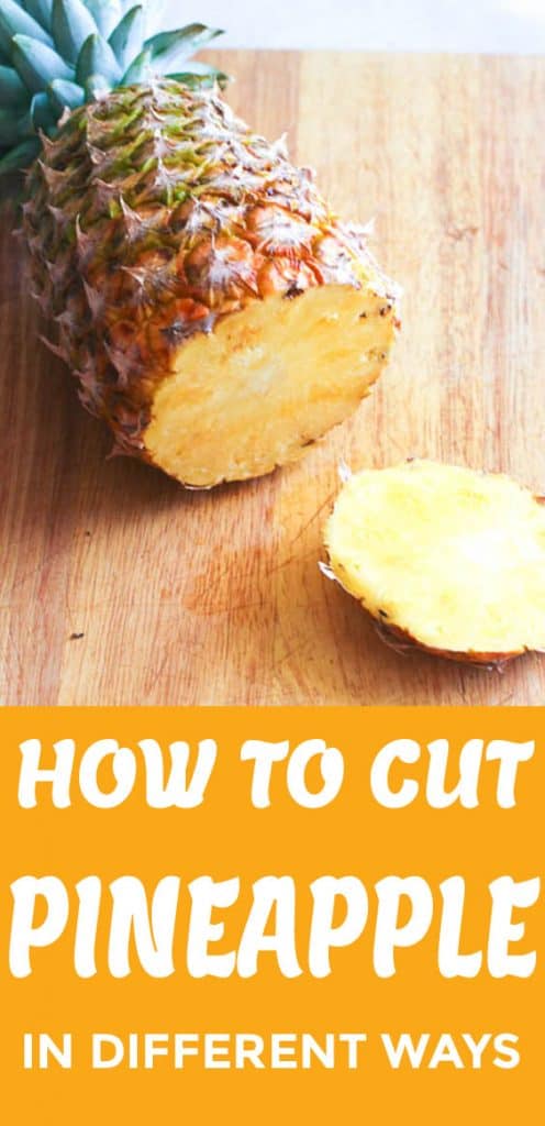 How to Cut a Pineapple - Immaculate Bites