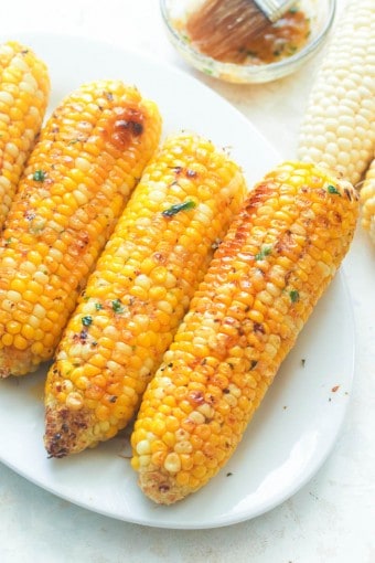 Oven Roasted Corn on the Cob - Immaculate Bites