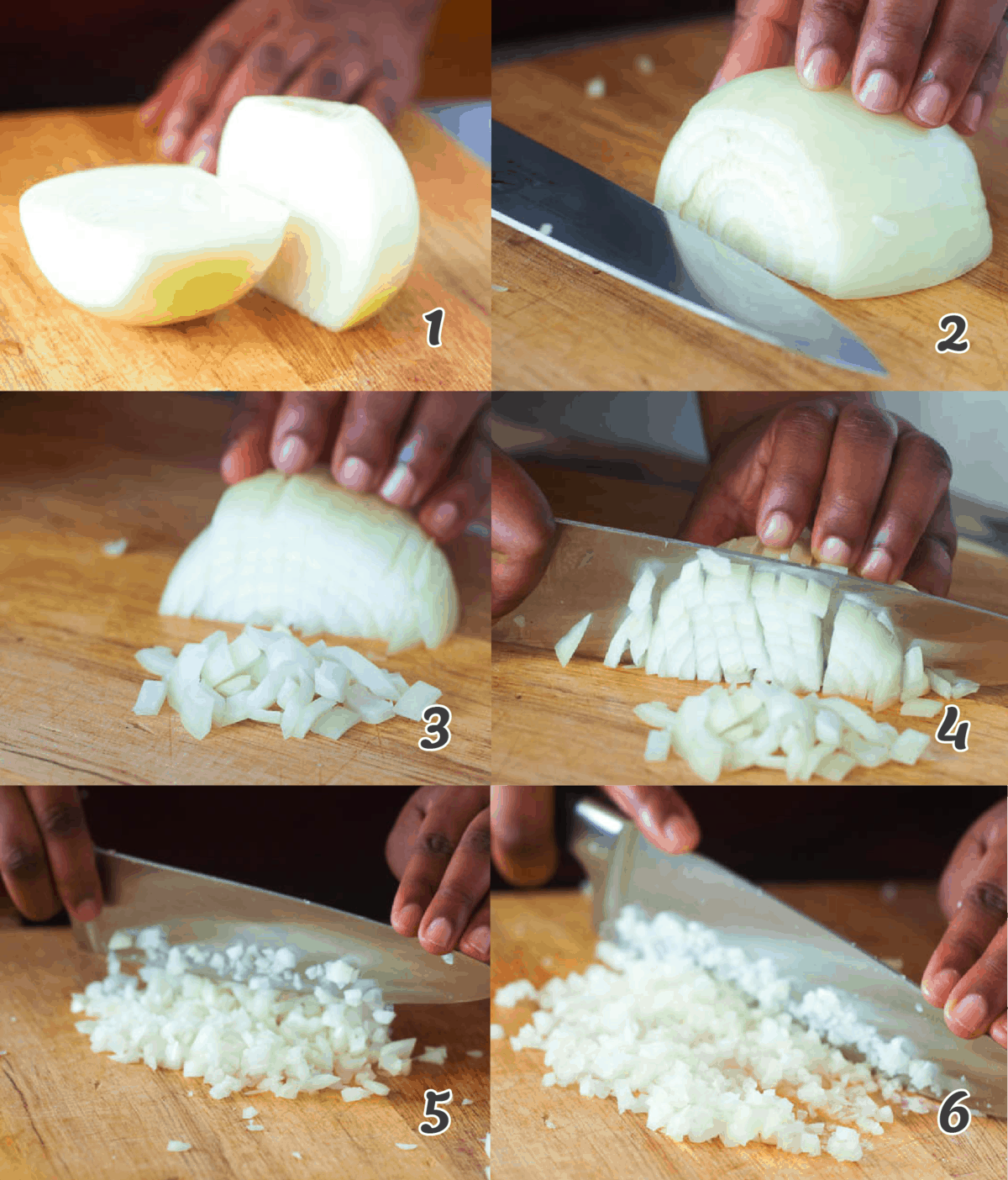 How to Cut Onions - Immaculate Bites