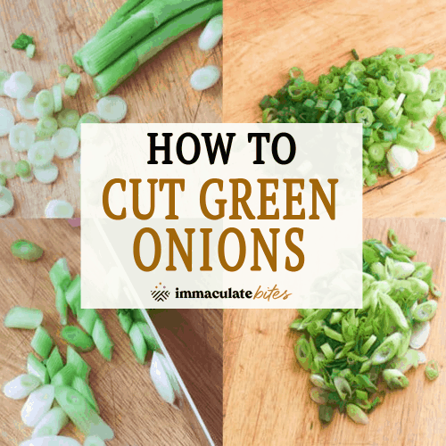 How to Cut Green Onions - Immaculate Bites