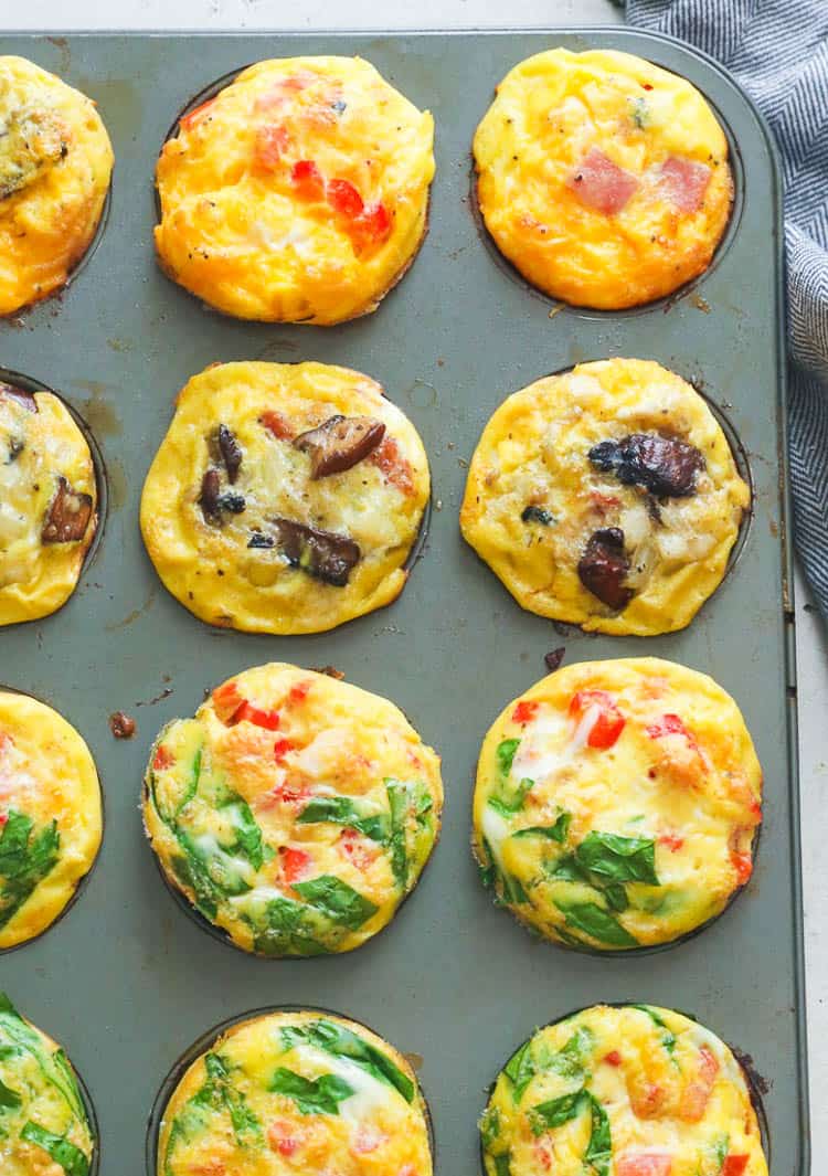 Egg Muffins - Breakfast Ideas with Eggs - Immaculate Bites Breakfast ...