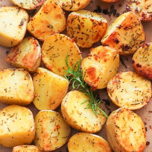 Rosemary Roasted Potatoes - Immaculate Bites Courses