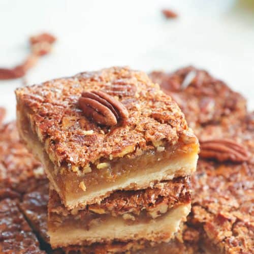 Pecan Pie Bars EASY RECIPE - Immaculate Bites Comfort Foods