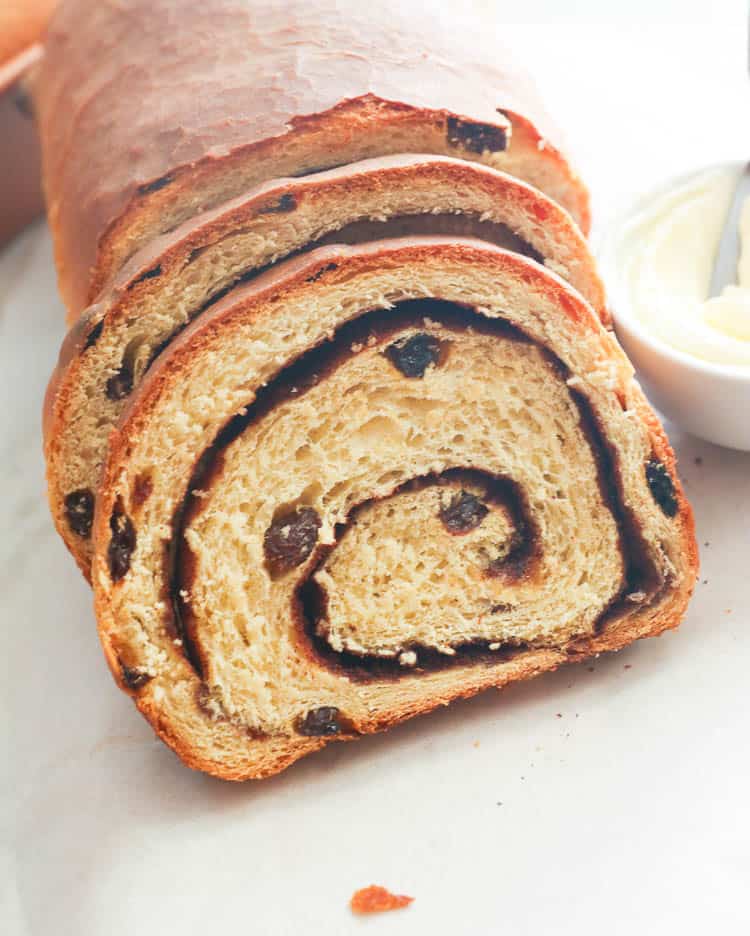 Cinnamon Raisin Bread - Immaculate Bites