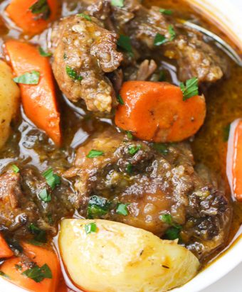 Instant Pot Oxtail Soup - Immaculate Bites Slow Cooker Recipes