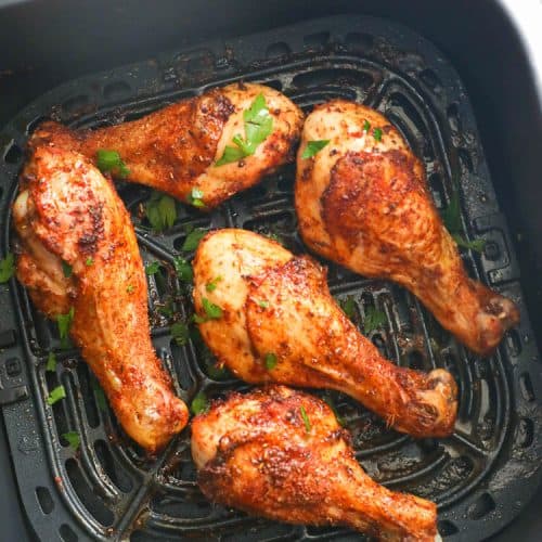 Air Fryer Chicken Legs - Immaculate Bites Healthy Options