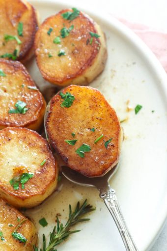 Fondant Potatoes - Immaculate Bites