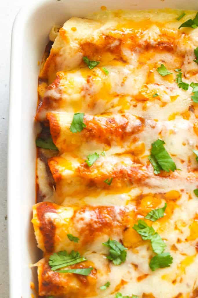 Chicken Enchiladas (Plus VIDEO) - Immaculate Bites