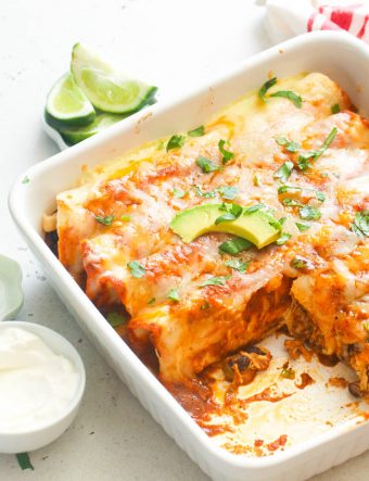 Chicken Enchiladas (Plus VIDEO) - Immaculate Bites