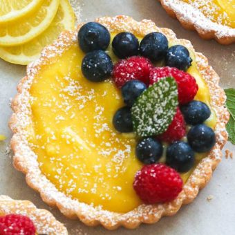 Summer Dessert: Lemon Tart - Immaculate Bites Dessert Recipes