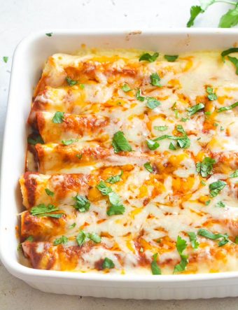 Chicken Enchiladas (Plus VIDEO) - Immaculate Bites