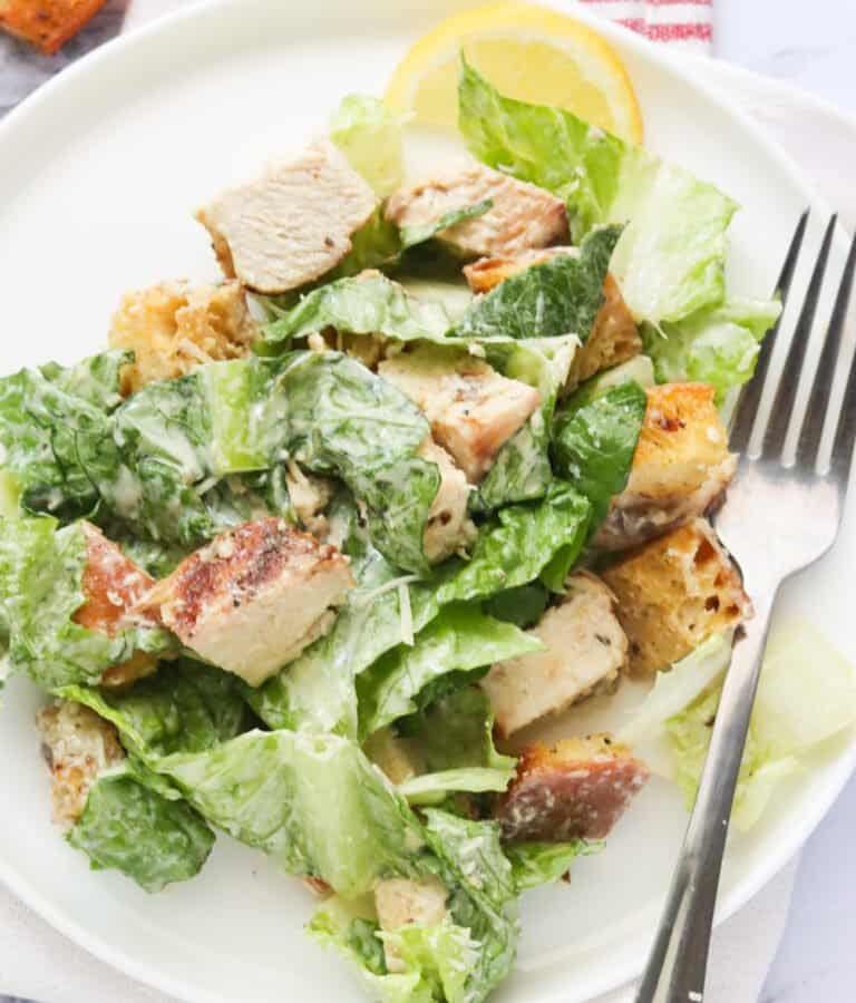 Chicken Caesar Salad - Immaculate Bites