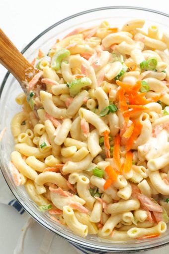 Hawaiian Macaroni Salad - Immaculate Bites